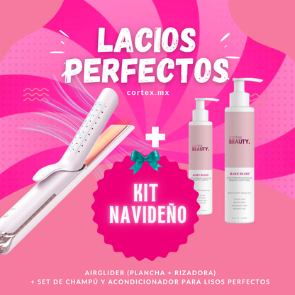 Kit Lacio Perfecto: Air Glider + Champú de Argán